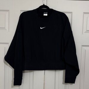 Nike Women's Black Crew Neck Sweater